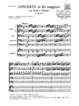 Concerto in Re Maggiore per archi e cembalo - VIVALDI - Partition